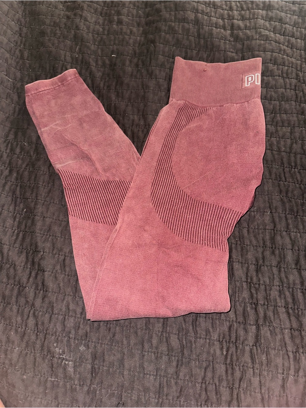 PINK Victoria's Secret Mauve Seamless Leggings